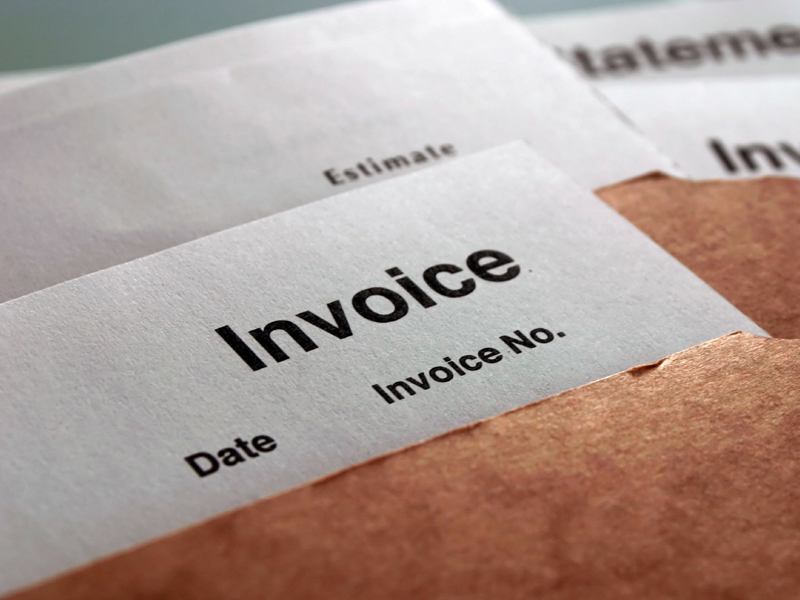 Automated invoice