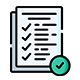 Icon representing easy and quick purchase order generation process