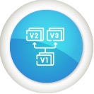 Track document versions and changes with complete audit trails for accountability
 